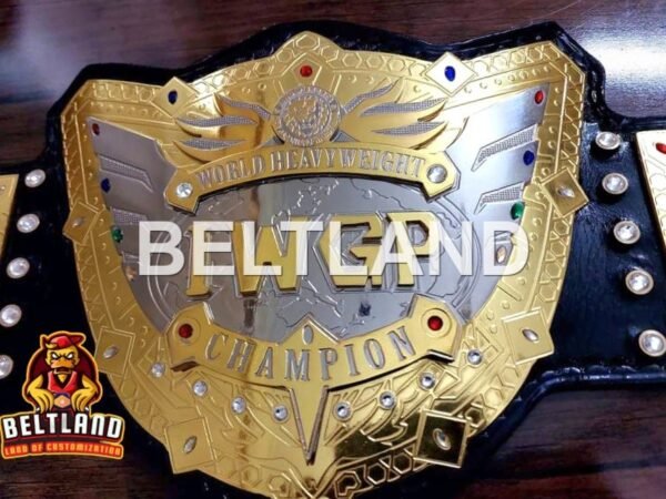 IWGP WORLD HEAVYWEIGHT CHAMPIONSHIP BELT V5 REPLICA ADULT SIZE ZINC 2MM/4MM/6MM - Image 3