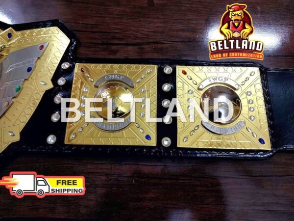 IWGP WORLD HEAVYWEIGHT CHAMPIONSHIP BELT V5 REPLICA ADULT SIZE ZINC 2MM/4MM/6MM - Image 4
