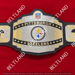 Pittsburgh Steelers Championship Belt Adult Size Title made in Zinc