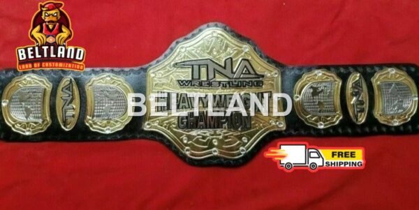 TNA World Heavyweight Championship Belt (2011-17) Adult Size Replica Zinc 2mm 4mm
