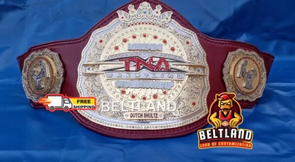 TNA Legends Championship Belt Adult Size Replica Zinc 2mm 4mm *Triple Layered*