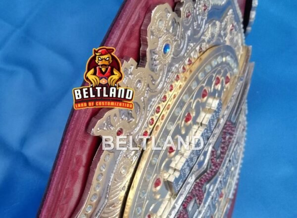 TNA Legends Championship Belt Adult Size Replica Zinc 2mm 4mm *Triple Layered* - Image 4