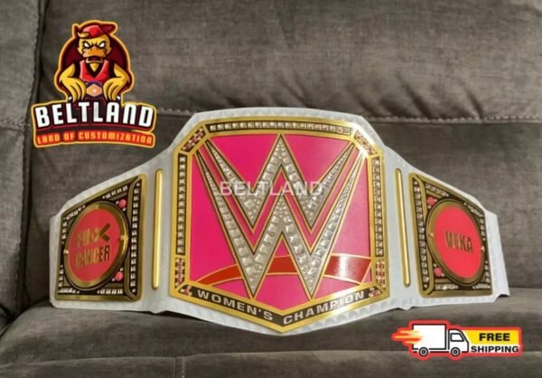 F**k Cancer Pink October WWE Women's Custom Championship Belt Replica Made in Zinc 2mm 4mm