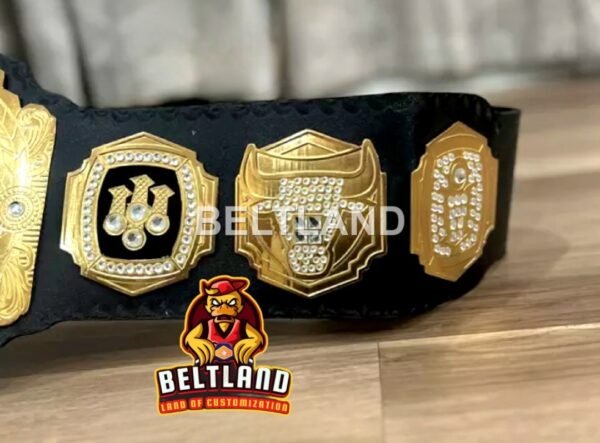 Chicago Bulls NBA Championship Belt Adult Size in Zinc 2mm 4mm - Image 6