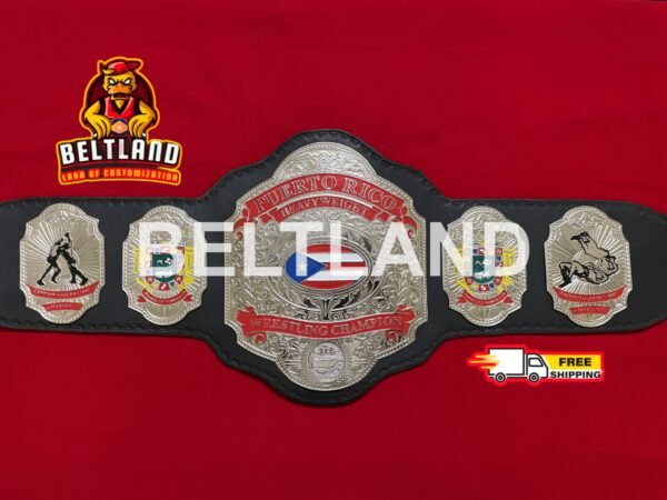 WWC Puerto Rico World Heavy Weight Wrestling Championship Belt Adult Size Replica 2mm 4mm in Zinc