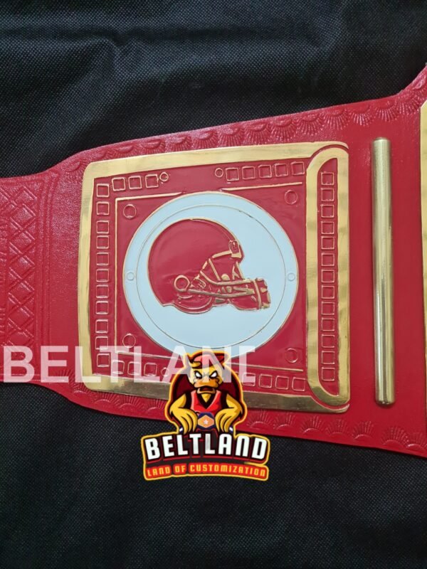 Alabama Crimson Tide Championship Belt Adult Size in Zinc 2mm 4mm - Image 4
