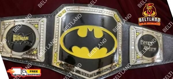 Batman Championship Style Custom Belt made in Zinc 2mm 4mm