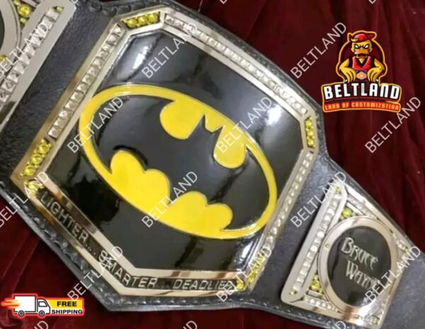 Batman Championship Style Custom Belt made in Zinc 2mm 4mm - Image 4