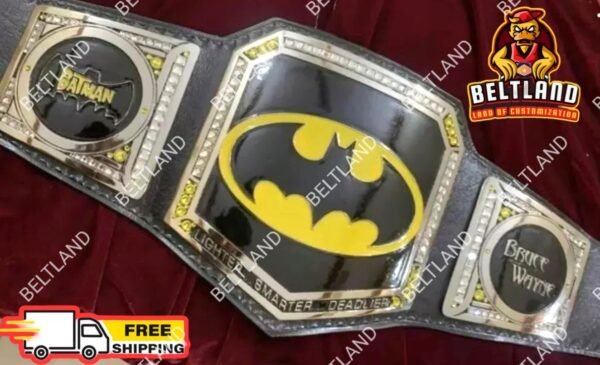 Batman Championship Style Custom Belt made in Zinc 2mm 4mm - Image 3