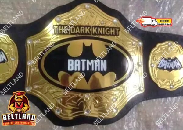 Batman Championship Style Custom Belt made in Zinc 2mm 4mm - Image 2