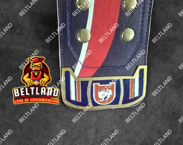 Denver Broncos Championship NFL Legacy Belt Adult Size Replica in Zinc 2mm 4mm - Image 5