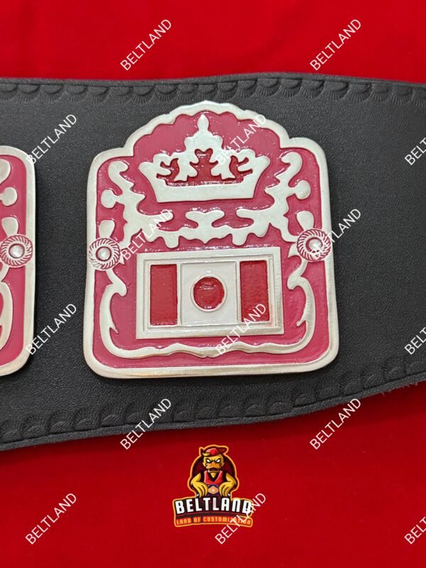 AAA Reina de Reinas Championship Belt Adult Size Replica in Zinc 2mm 4mm - Image 6