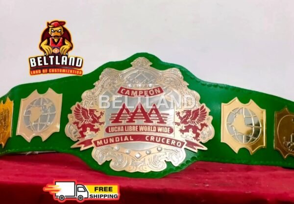 AAA World Cruiserweight Championship Campeonato Mundial Crucero AAA Replica Zinc 2mm 4mm