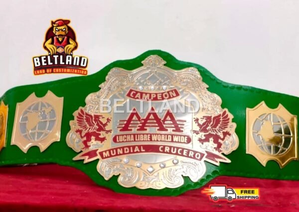 AAA World Cruiserweight Championship Campeonato Mundial Crucero AAA Replica Zinc 2mm 4mm - Image 2