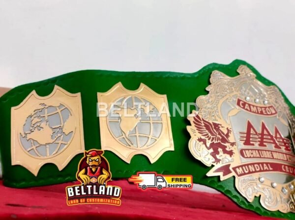 AAA World Cruiserweight Championship Campeonato Mundial Crucero AAA Replica Zinc 2mm 4mm - Image 3